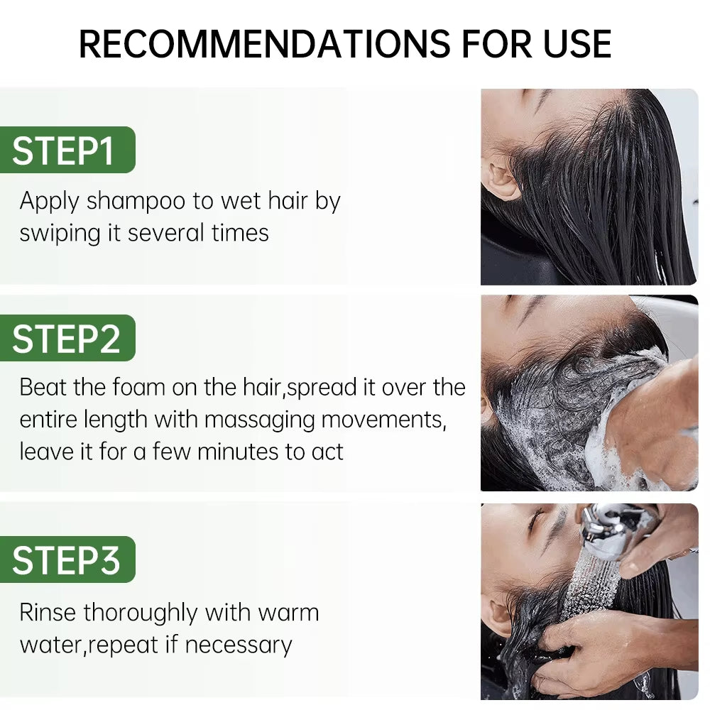 Bamboo Charcoal Hair Shampoo Bar Black Hair Care Shiny Hair & Scalp Treatment