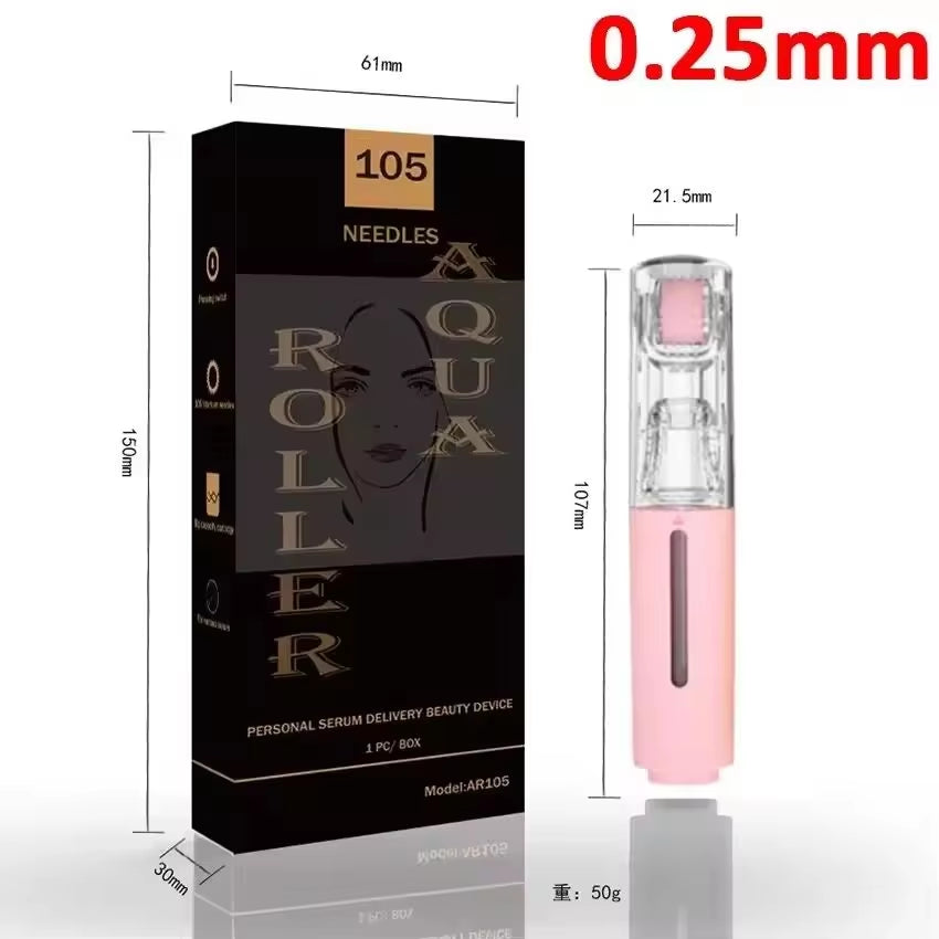 105 New Skin Hydration Roller Micro Infusion System Oil Delivery Lip Plumper Face Brow Hair Scalp Serum Applicator Beauty Tool