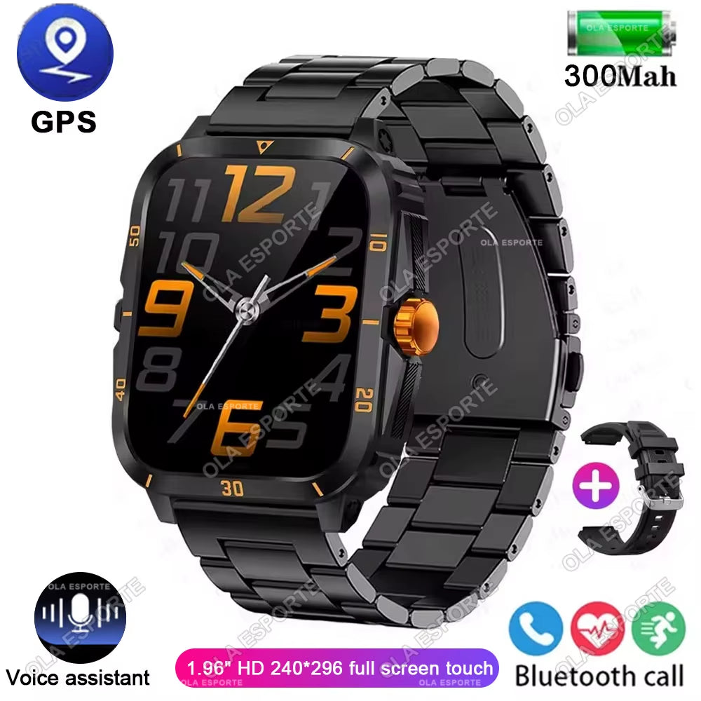 Original Men Smart Watch Bluetooth Call GPS BT Call Fitness Clock 3ATM IP68 Waterproof Sports Smartwatch for Xiaomi Android 2025