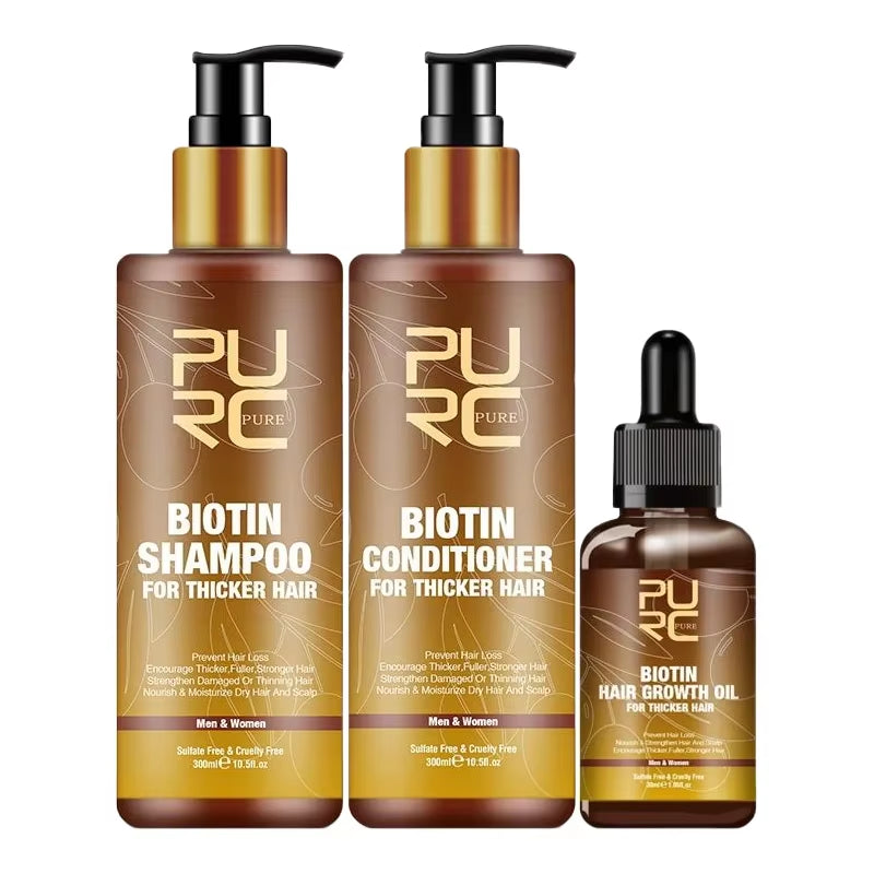 Biotin Hair Shampoo Smoothing Repair Damaged Frizz Hair Argan Oil Scalp Treatment Hair Care Products
