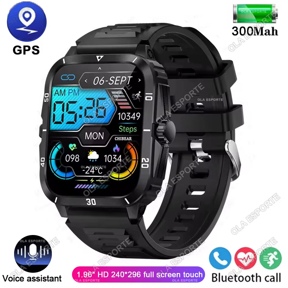 Original Men Smart Watch Bluetooth Call GPS BT Call Fitness Clock 3ATM IP68 Waterproof Sports Smartwatch for Xiaomi Android 2025
