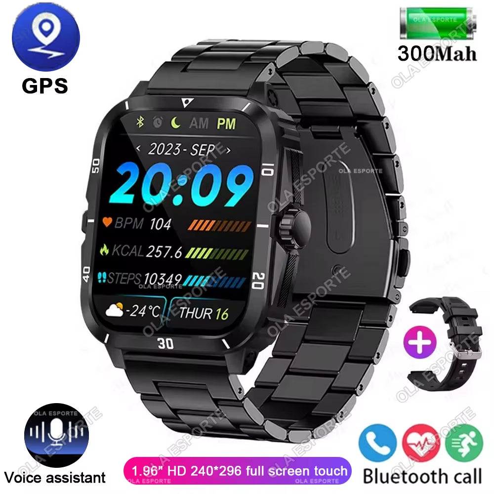 Original Men Smart Watch Bluetooth Call GPS BT Call Fitness Clock 3ATM IP68 Waterproof Sports Smartwatch for Xiaomi Android 2025