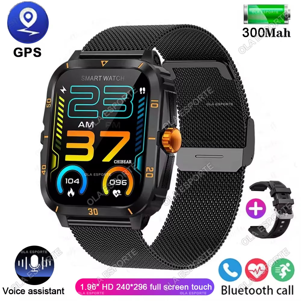 Original Men Smart Watch Bluetooth Call GPS BT Call Fitness Clock 3ATM IP68 Waterproof Sports Smartwatch for Xiaomi Android 2025