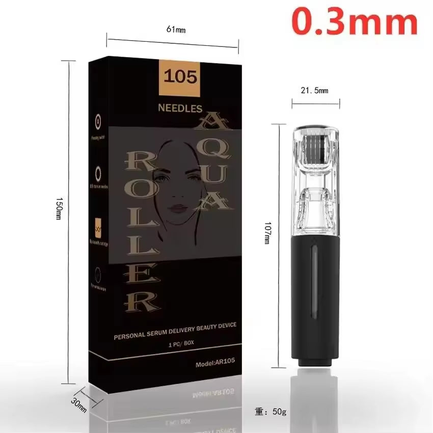 105 New Skin Hydration Roller Micro Infusion System Oil Delivery Lip Plumper Face Brow Hair Scalp Serum Applicator Beauty Tool