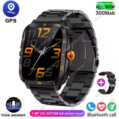 Original Men Smart Watch Bluetooth Call GPS BT Call Fitness Clock 3ATM IP68 Waterproof Sports Smartwatch for Xiaomi Android 2025