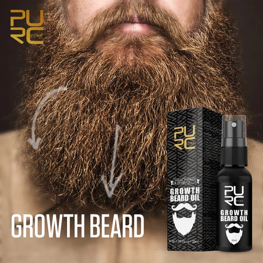Beard Growth Oil for Men Thickener Nourishing Beard Grooming Treatment Beard Care Hair Growth Products