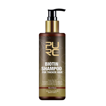 Biotin Hair Shampoo Smoothing Repair Damaged Frizz Hair Argan Oil Scalp Treatment Hair Care Products